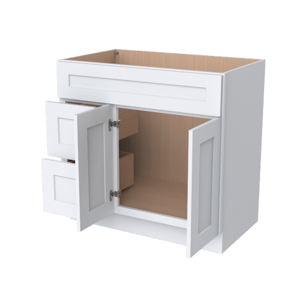 Vanity Sink Bases with 2 Drawer Left