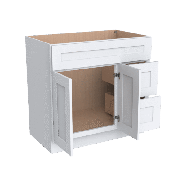 Vanity Sink Bases with 2 Drawer Right