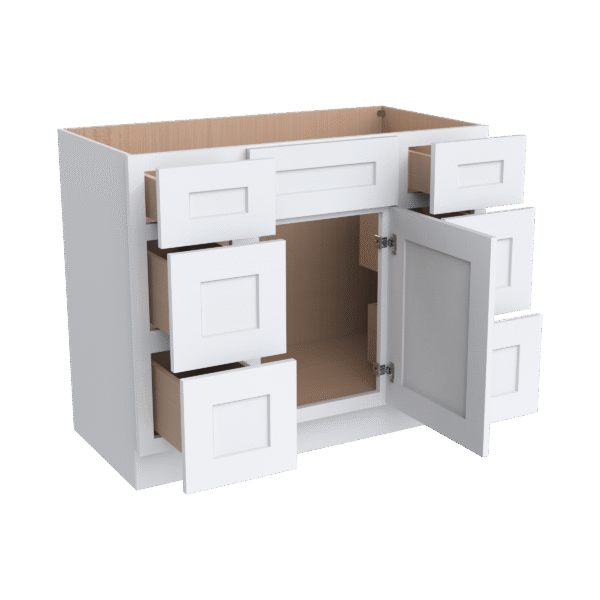 Vanity Single Sink Combo- With 6Drawers