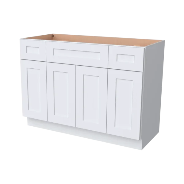 Vanity Single Sink Combo with 4 Doors