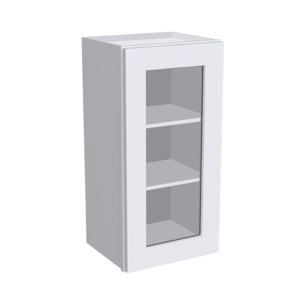 42"H Single GlassDoor Wall Cabinets