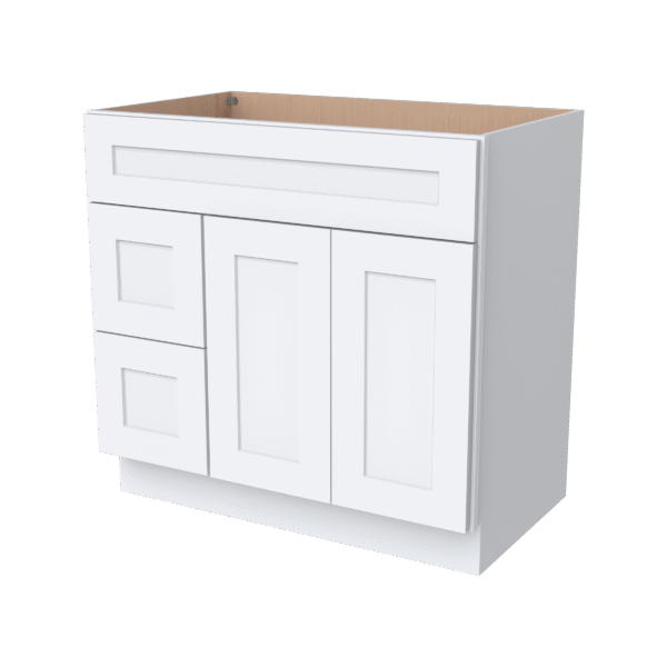 Vanity Sink Bases with 2 Drawer Left