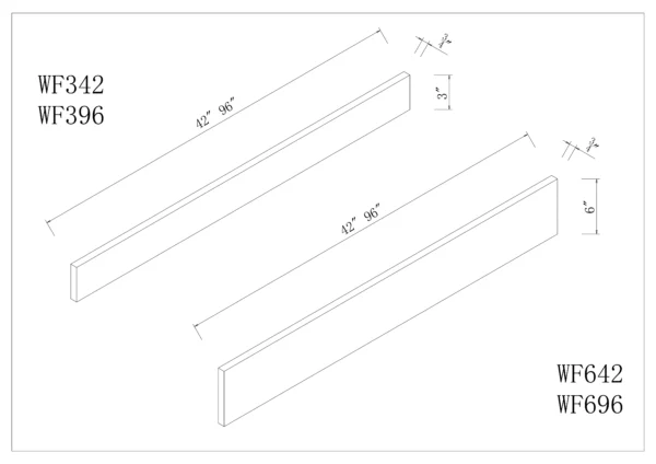 6" W Wall Fillers
