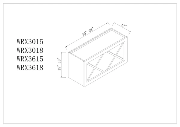 Wall Wine Rack With X Divider Cube Insert