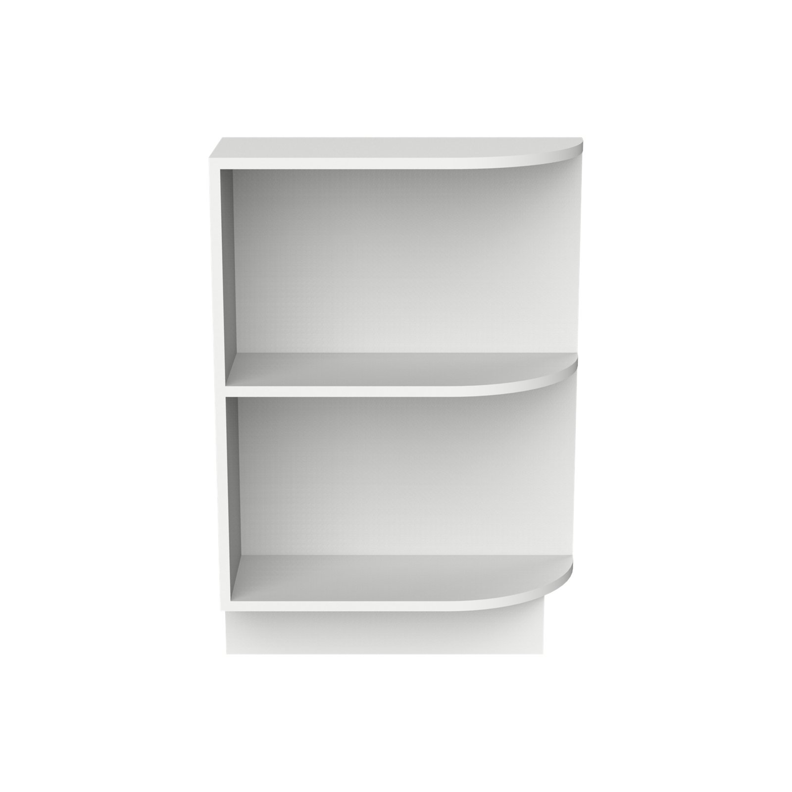 Base End Open Shelves
