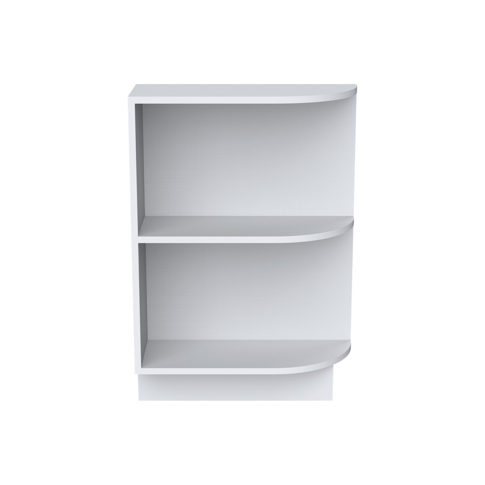Base End Open Shelves