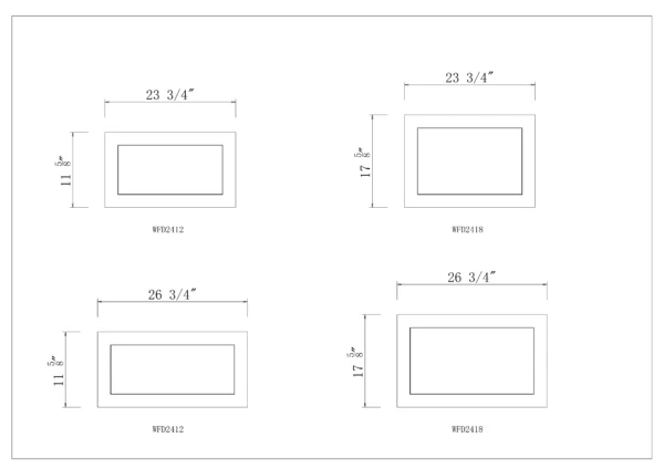 24" W Wall Decorative Panels