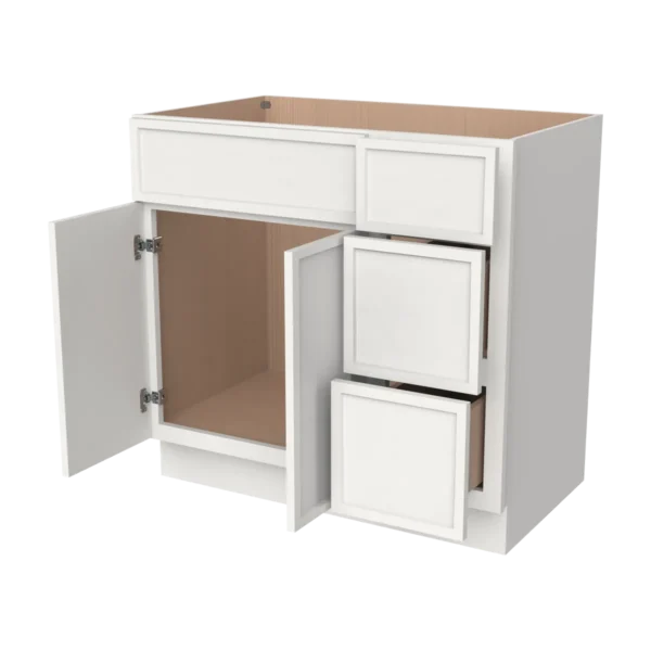 Vanity Sink Bases With Three Drawers Right