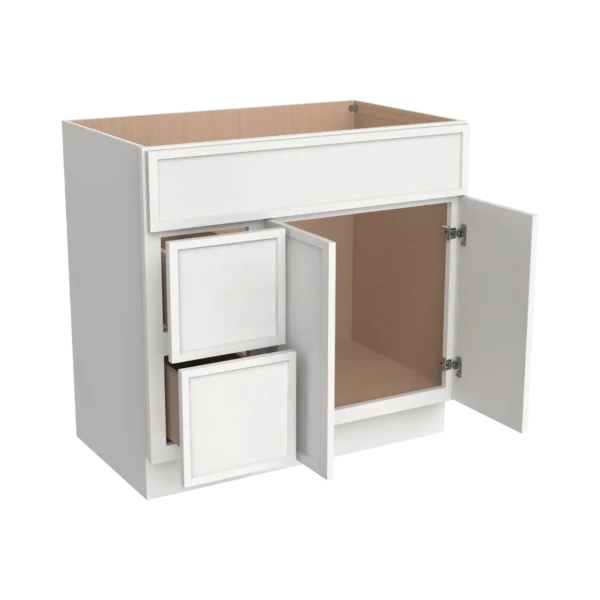 Vanity Sink Bases with 2 Drawer Left