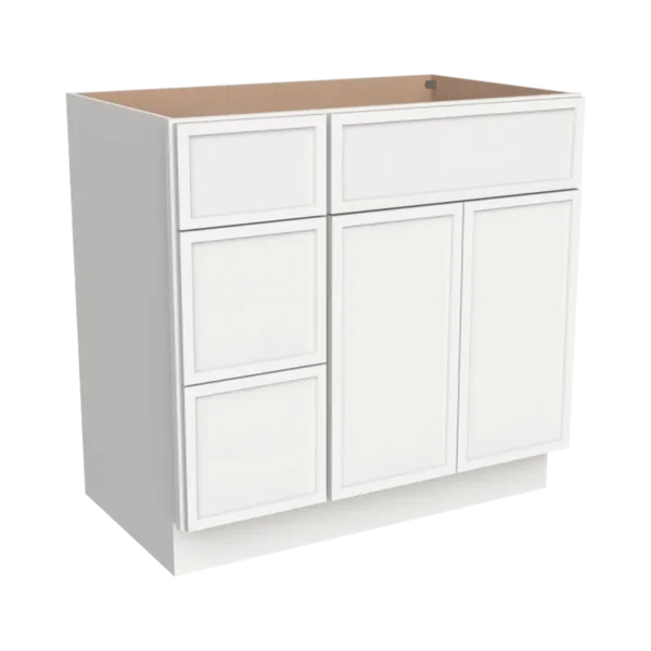 Vanity Sink Bases With Three Drawers Left