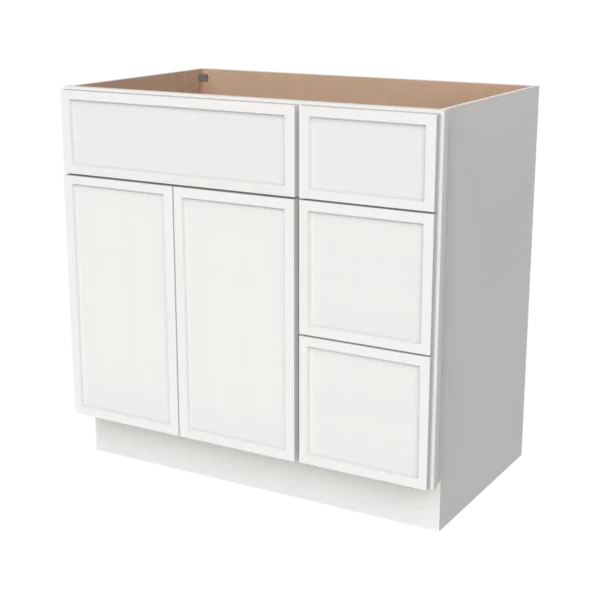Vanity Sink Bases With Three Drawers Right