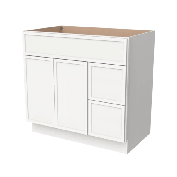 Vanity Sink Bases with 2 Drawer Right
