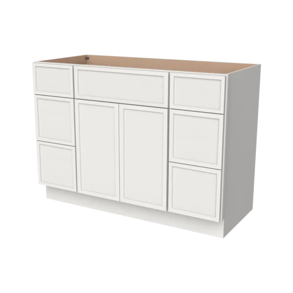 Vanity Single Sink Combo With Drawers On Both Side