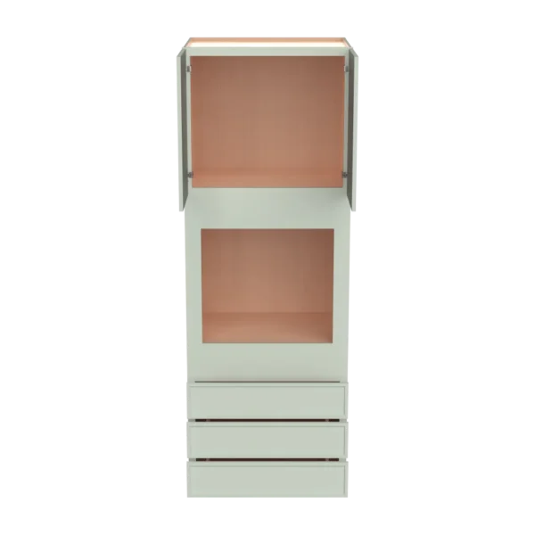 24"D Oven Cabinets With 3 Drawers