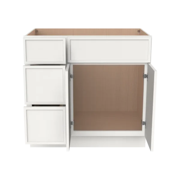 Vanity Sink Bases With Three Drawers Left