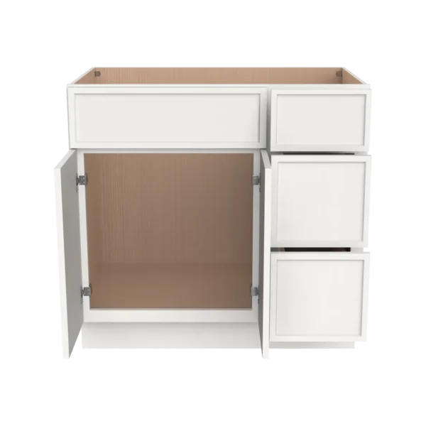 Vanity Sink Bases With Three Drawers Right