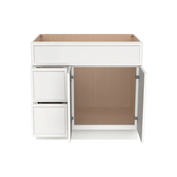 Vanity Sink Bases with 2 Drawer Left