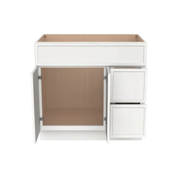 Vanity Sink Bases with 2 Drawer Right
