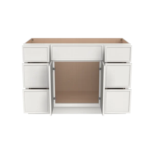 Vanity Single Sink Combo With Drawers On Both Side