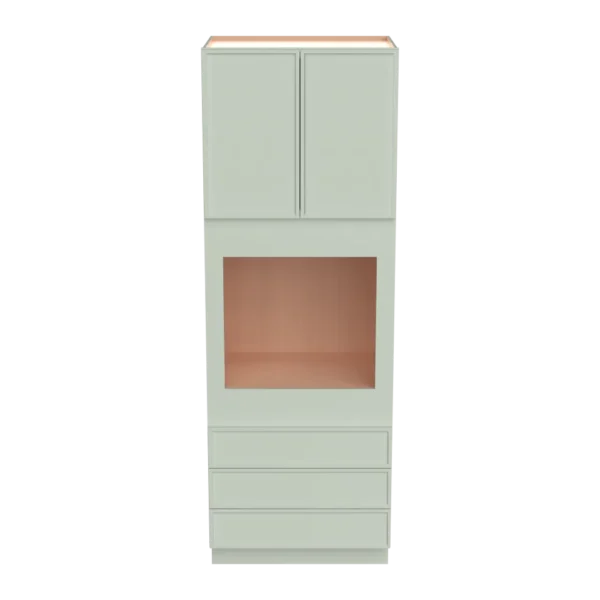 24"D Oven Cabinets With 3 Drawers