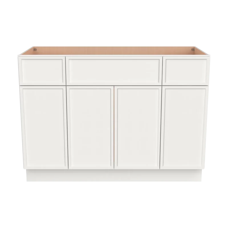 Vanity Single Sink Combo with 4 Doors