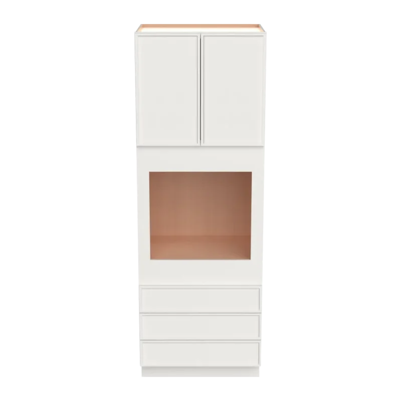 24"D Oven Cabinets With 3 Drawers