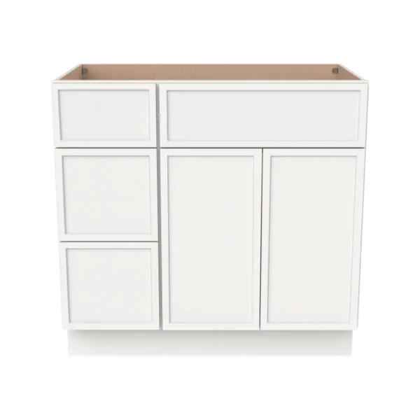 Vanity Sink Bases With Three Drawers Left