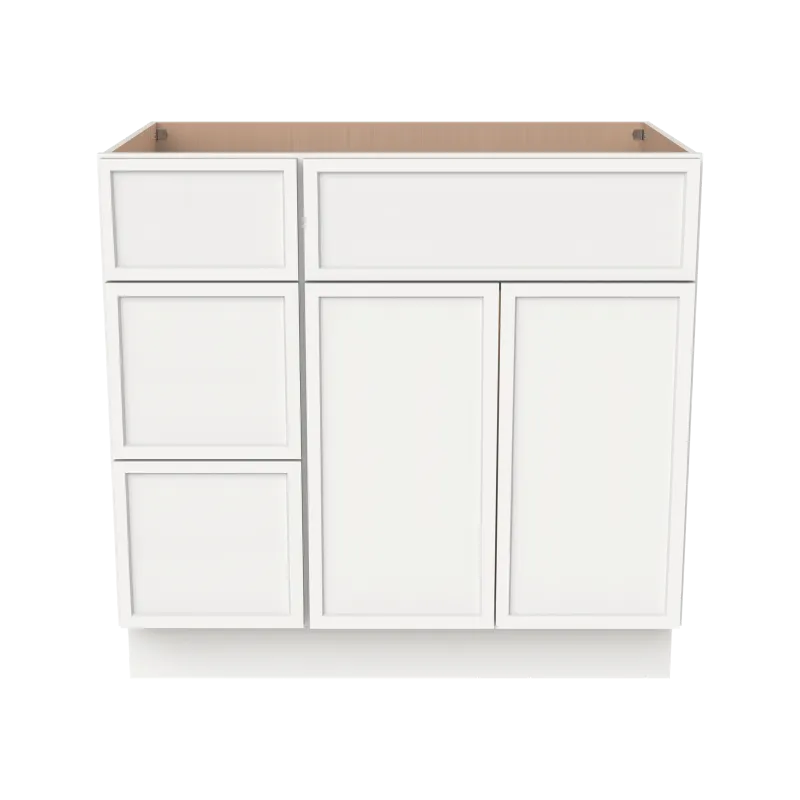 Vanity Sink Bases With Three Drawers Left