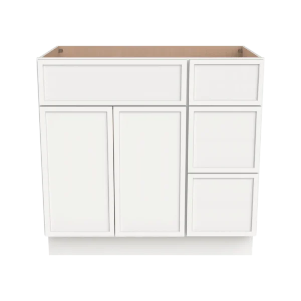 Vanity Sink Bases With Three Drawers Right