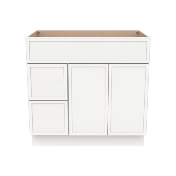 Vanity Sink Bases with 2 Drawer Left