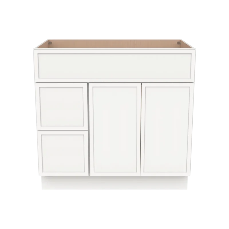 Vanity Sink Bases with 2 Drawer Left