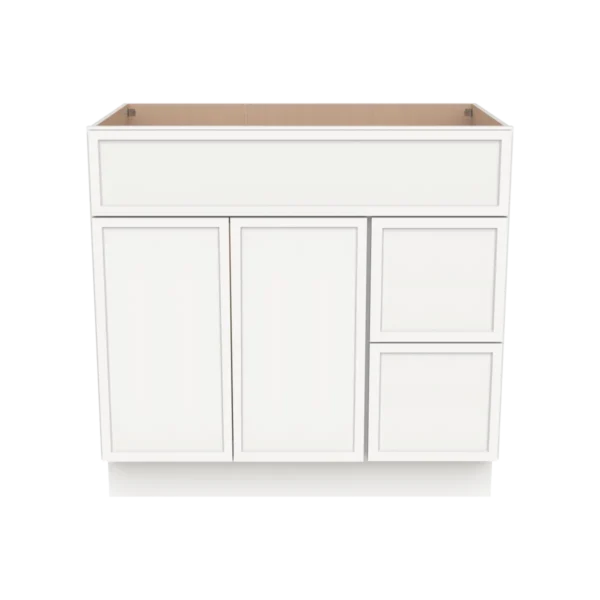 Vanity Sink Bases with 2 Drawer Right