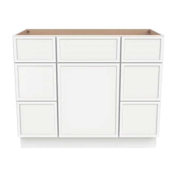 Vanity Single Sink Combo- With 6 Drawers