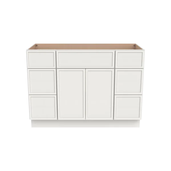Vanity Single Sink Combo With Drawers On Both Side