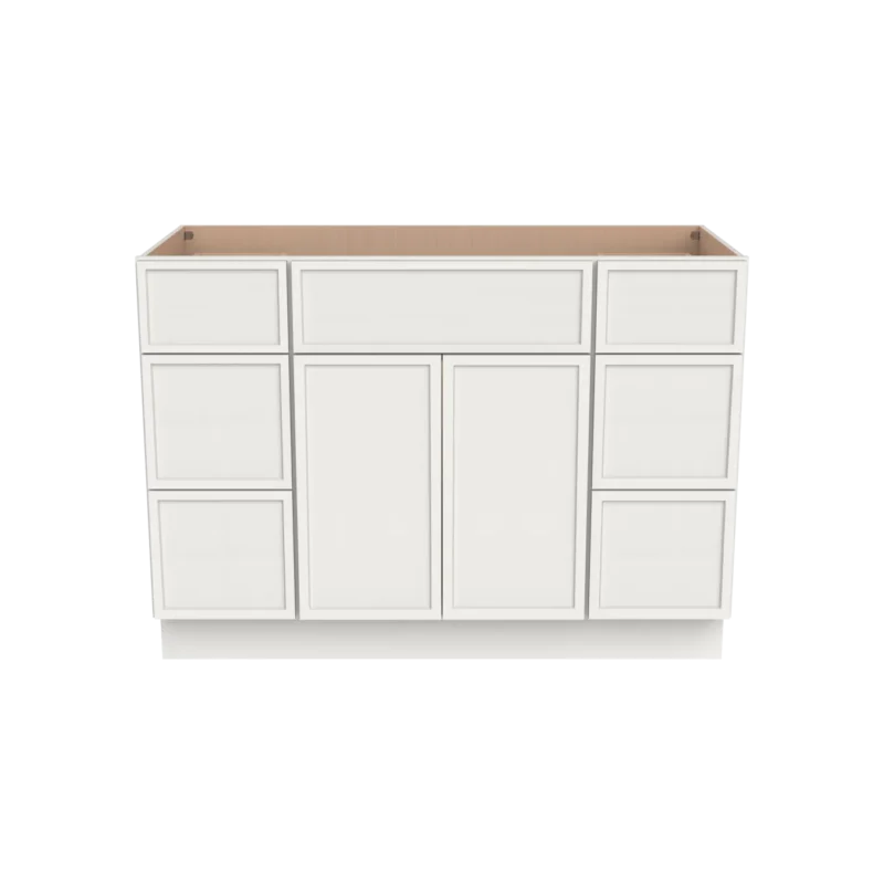 Vanity Single Sink Combo With Drawers On Both Side