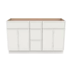 Vanity Double Sink Combo With Central Drawers