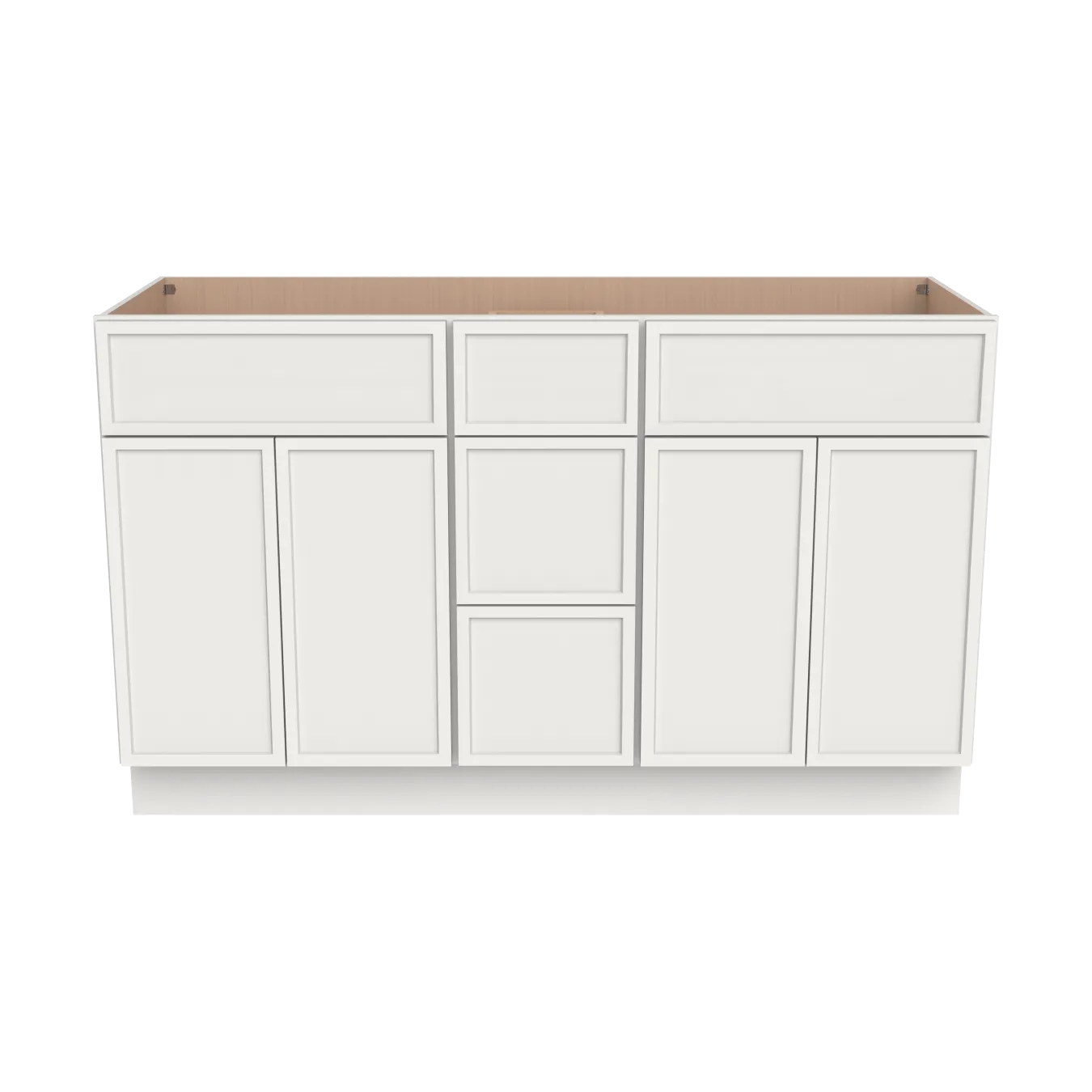 Vanity Double Sink Combo With Central Drawers