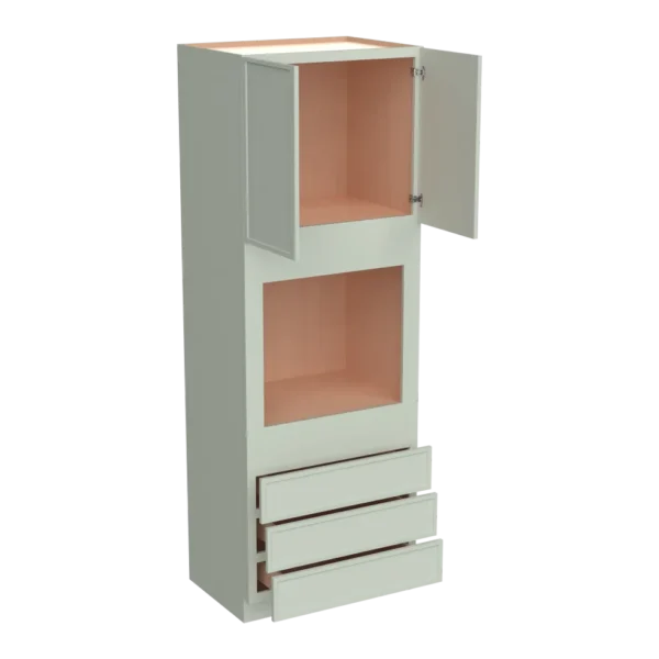 24"D Oven Cabinets With 3 Drawers