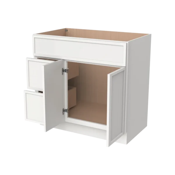 Vanity Sink Bases with 2 Drawer Left