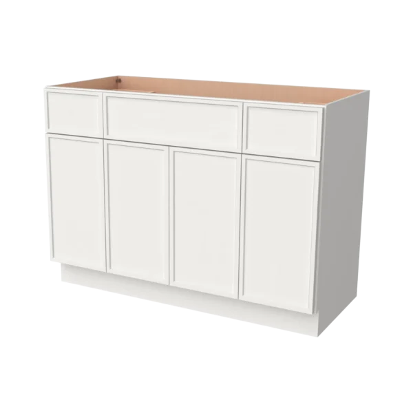 Vanity Single Sink Combo with 4 Doors