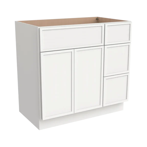 Vanity Sink Bases With Three Drawers Right