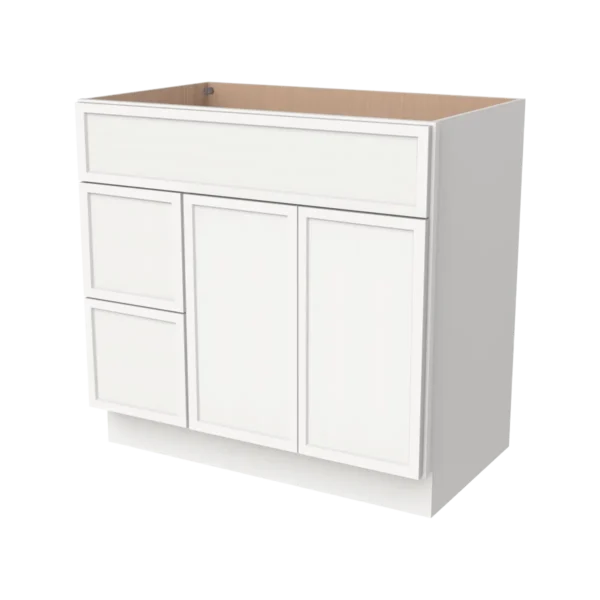 Vanity Sink Bases with 2 Drawer Left