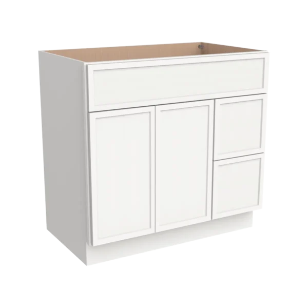 Vanity Sink Bases with 2 Drawer Right