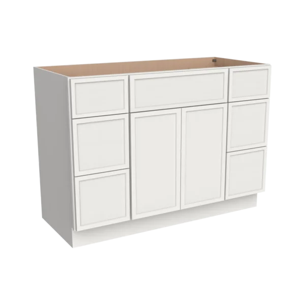 Vanity Single Sink Combo With Drawers On Both Side